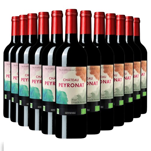 Case of 12 Chateau Peyronat Blaye Cotes de Bordeaux 75cl Red Wine